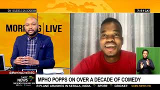 In conversation with Mpho Popps on over a decade of comedy and challenges amid COVID19 lockdown [upl. by Eiknarf761]