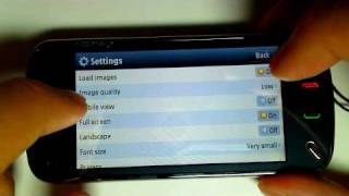 Opera Mini 5 Beta on the N97 for S60 5th Edition [upl. by Yecak]