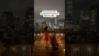 The most perfect proposal 🥰🥹❤️💍 proposal lovestatus engagement love lovestory newyork [upl. by Illac53]