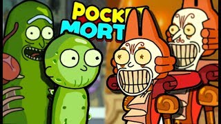 PICKLE RICK amp CUCUMBER MORTY  Pocket Mortys Multiplayer Episode 6  Gameplay Reaction Spoilers [upl. by Brackett300]