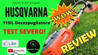 Decespugliatore Elettrico Husqvarna 115iL e batteria BLi10 prova e recensione [upl. by Enrahs]