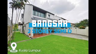 Bangsar KL 2storey semidetached house  FOR SALE 3200 sqft [upl. by Malilliw609]