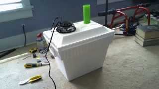 10 DIY Styrofoam Air Conditioner [upl. by Ahtera]