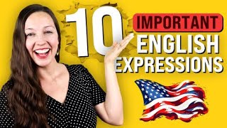 10 Important English Phrases Advanced Vocabulary Lesson [upl. by Neel]