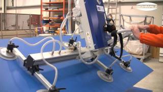 Vacuum Lifting Device VacuMaster Basic for Swivelling Wooden Sheets by 90 Degrees  Schmalz [upl. by Indira]