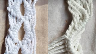 simple macrame design for beginners [upl. by Wulf]