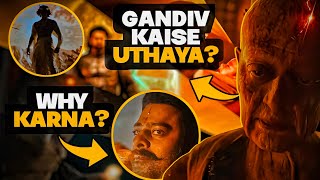 How Yaskin lifted GANDIV Why Bhairava is KARNA KALKI 2898 AD Ending amp Post Credit scene EXPLAINED [upl. by Dnumyar]