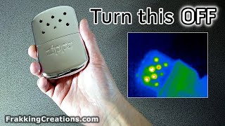 How to turn off Zippo Hand Warmers  Easy step to turn off refillable hand warmers [upl. by Dirfliw]