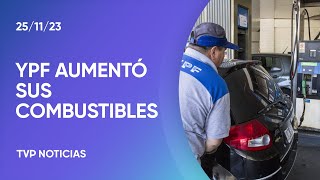 YPF aumentó un 12 promedio los precios de sus variedades de nafta y gasoil en todo el país [upl. by Mulligan]