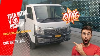 New 2024 Tata Intra V20 CNG Bifuel💪 ₹8 lakh Hindi Review CNG  Petrol Vikash Panchal Vlogs 🤩💯 [upl. by Eltotsira]