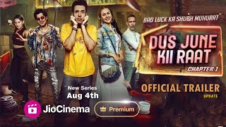 Dus June Kii Raat Official Trailer  Update  Priyanka Chahar Choudhary  Tusshar Kapoor JioCinema [upl. by Burner657]