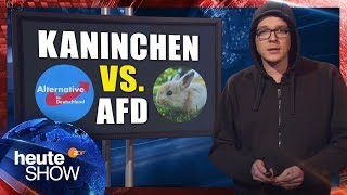 Nico Semsrott vergleicht sein Kaninchen mit der AfD  heuteshow vom 08122017 [upl. by Enavi220]