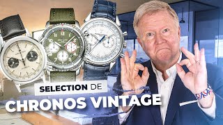 5 montres Chronographes quotvintagequot à découvrir [upl. by Quenna]