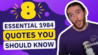 8 ESSENTIAL 1984 QUOTES YOU SHOULD KNOW [upl. by Dibri]