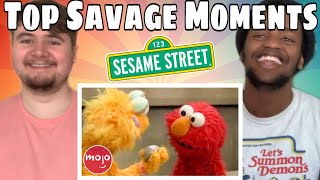 MsMojo Top 10 Most Savage Sesame Street Moments REACTION [upl. by Rehpotsirhc]