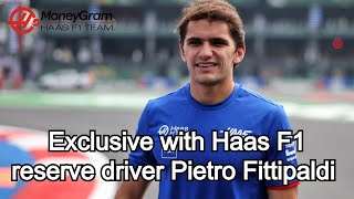 Exclusive interview with Pietro Fittipaldi on his 2023 reserve drive with Haas F1 [upl. by Eluk]