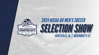 2024 NJCAA DII Mens Socccer Selection Show  Huntsville AL [upl. by Anilef]