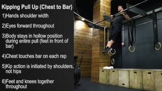 Kipping Pull Up Chest to Bar [upl. by Ahscrop]