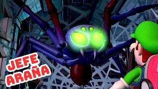 Como VENCER a la ARAÑA de Villa Tenebrosa Luigis Mansion 2 HD [upl. by Essirehs]