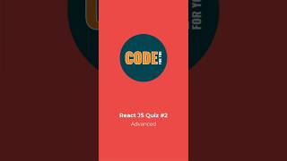 ⚡ Reactjs Advanced Quiz 2  Push Your Limits 🧑‍💻💥  CodeForYou [upl. by Iot281]