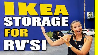 10 DIY RV ORGANIZING IDEAS Organize Your RV Storage Like A Pro With IKEA  RV Living [upl. by Rehpotsirahc]