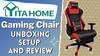 Yitahome  NEW Massage Gaming Chair  Unboxing and Review 2021 [upl. by Agnimod485]