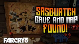 FAR CRY 5  Sasquatch Cave And Map FOUND [upl. by Selrhc]