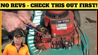 How to Fix Your Lawn Mower Not revving up  IN JUST 5 SECONDS [upl. by Haggar]