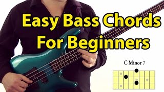 Easy Bass Guitar Chords for Beginners [upl. by Rosetta]