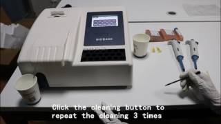 operation of Semi Auto Biochemistry Analyzer Silver Plus [upl. by Orvas3]