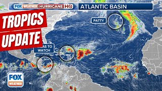 Caribbean Disturbance Likely To Become Tropical Depression Plus Subtropical Storm Patty Forms [upl. by Sakram]