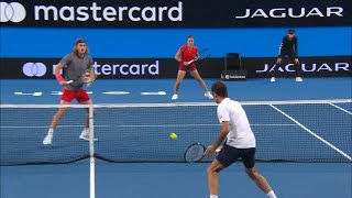 Team Greece v Team Switzerland highlights RR  Mastercard Hopman Cup 2019 [upl. by Esya430]