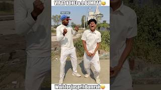 Virat Kohli and Jasprit bumrah on fire😁 shorts cricket enemy [upl. by Jillian]