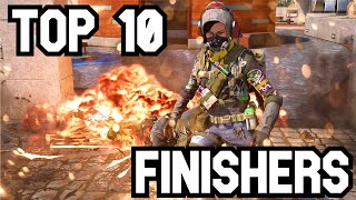 TOP 10 BEST FINISHERS IN WARZONE  Call of Duty Warzone MW CW VG WZ [upl. by Lilyan]