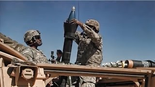 M106A3 Mortar Carrier amp Crew In Action [upl. by Gnot]