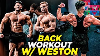 DETAILED INTENSE BACK WORKOUT W WESTON GARLAND [upl. by Anailil]