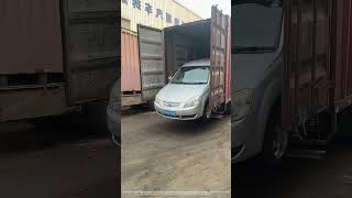 Simple amp Easy Way To Unload A Scrapped Vehicle From A Container [upl. by Zachary]