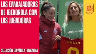 Las embajadoras de Iberdrola alientan a la Selección en Auckland  🔴 SEFUTBOL [upl. by Higgins]