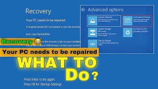 Your PCDevice Needs to be Repaired Windows 10  Windows Need to be Repaired Kaise Theek Kare [upl. by Koby]