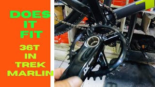 How to Install a Crankset  BIKE MAINTENANCE  Bike upgrade on Trek Marlin 6 Gen 2  ASMR [upl. by Itsirk847]