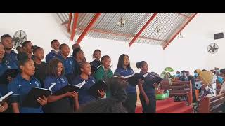 Tangeni Omuwa Choir  Ondangwa performing live  Engela Parish [upl. by Loesceke408]