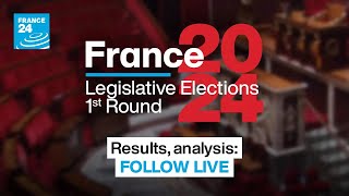 French 2024 legislative elections 1st round  Results analysis Follow LIVE • FRANCE 24 English [upl. by Obala69]