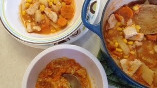 GUISO DE POLLO Recetas saludables para niños HechoxMamá [upl. by Balduin467]