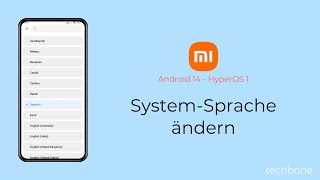 SystemSprache ändern  Xiaomi Android 14  HyperOS 1 [upl. by Grail]