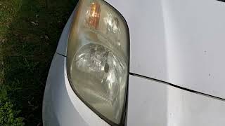 Restore headlight domestic with scratch remover in two minutes Cheap [upl. by Fiona]