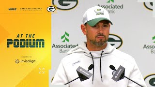 Matt LaFleur delivers update on QB Jordan Love [upl. by Crellen]