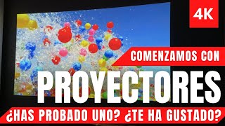 Proyectores en el 2022 ¿Has probado uno ¿Son posibles en un Departamento ¿Proyector o Televisor 🤔 [upl. by Theall]