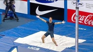 Renaud Lavillenie bat le record du monde de saut à la perche à 616 mètres  1502 [upl. by Amieva848]