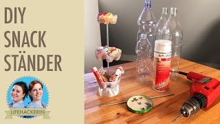 Snackständer aus PETFlaschen I DIYEtagere I Upcycling [upl. by Dugaid]