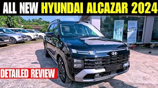 All New Hyundai Alcazar 2024 Details Review Interior Features amp Price  Alcazar New Model 2024 [upl. by Rodolfo]